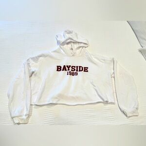 NWOT Saved by the Bell Cropped Hoodie L